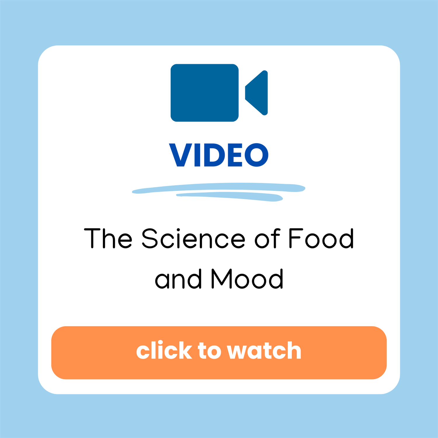 science of food and mood video